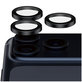 Protection d'objectif Hoops Ceramic II pour iPhone 17 Pro Max/17 Pro/16 Pro Max/16 Pro, noir, PanzerGlass