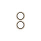 Protection d’objectif photo Hoops pour iPhone 17/16 Plus/16, Glitter Gold, PanzerGlass