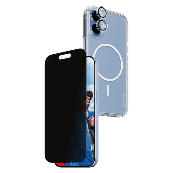 Bundle 3-en-1 Privacy pour iPhone 17, PanzerGlass
