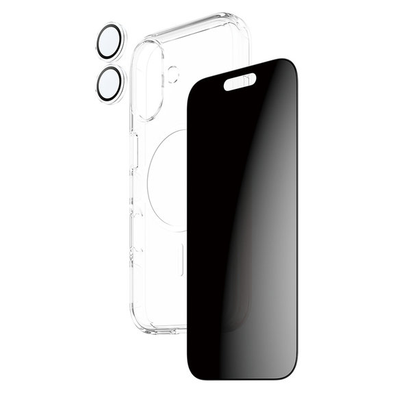 Bundle 3-en-1 Privacy pour iPhone 17, PanzerGlass