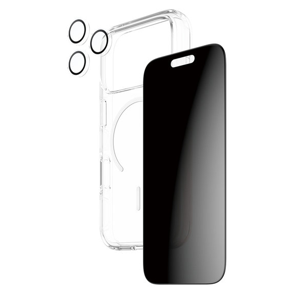 Bundle 3-en-1 Privacy pour iPhone 17 Pro, PanzerGlass