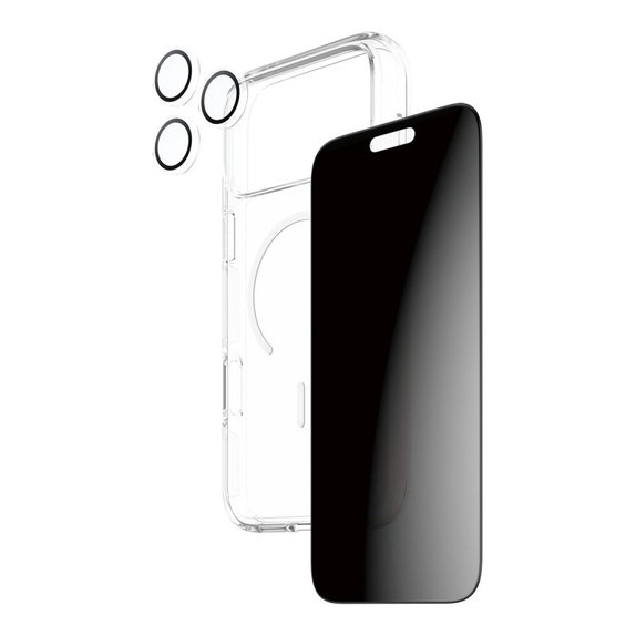 Bundle 3-en-1 Privacy pour iPhone 17 Pro Max, PanzerGlass
