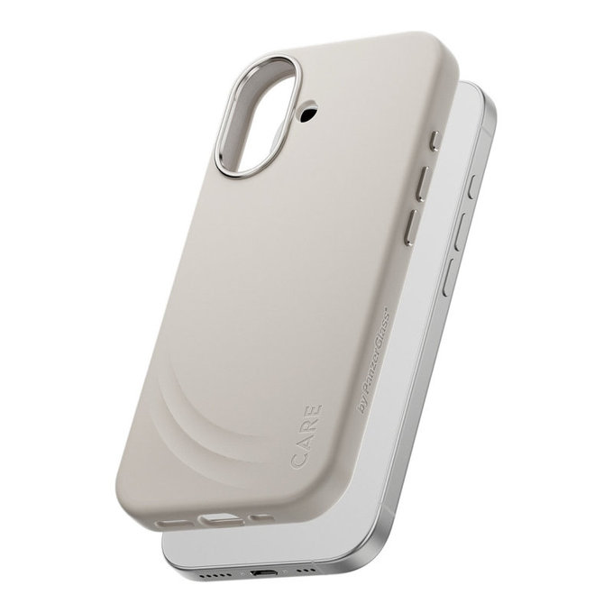 Coque FLOW avec MagSafe pour iPhone 17, Vanilla, CARE