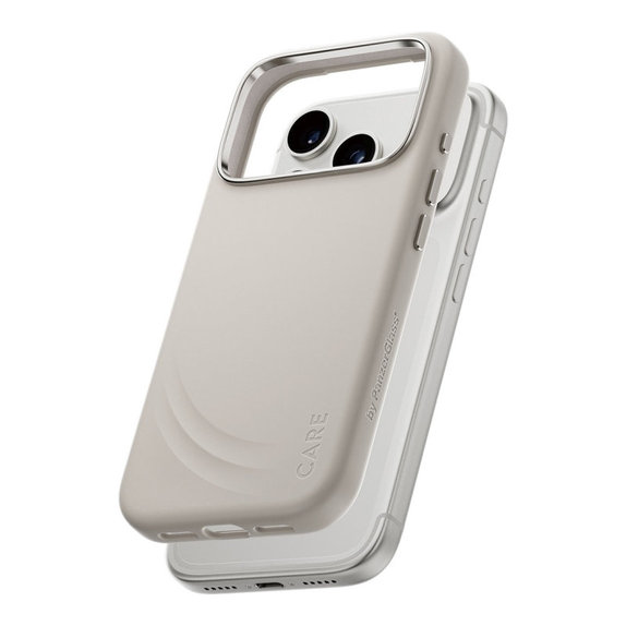 Coque FLOW avec MagSafe pour iPhone 17 Pro, Vanilla, CARE