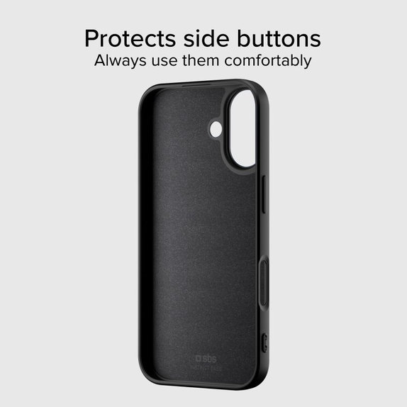 SBS - Housse Instinct Mag compatible avec MagSafe pour iPhone 17, noir