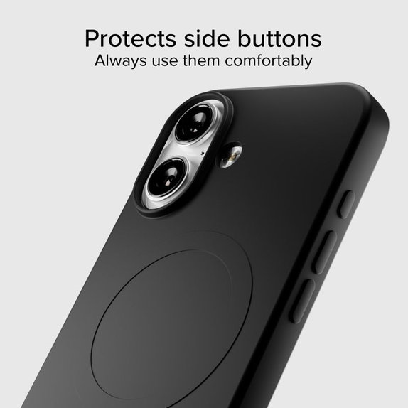 SBS - Housse Instinct Mag compatible avec MagSafe pour iPhone 17, noir