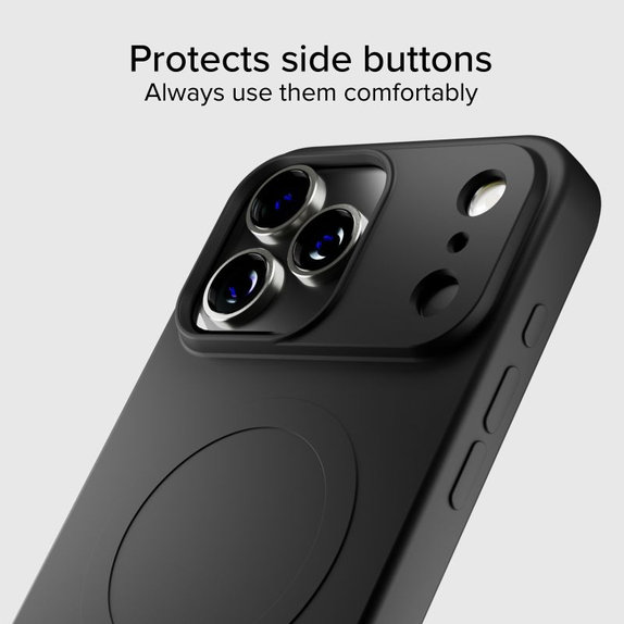 SBS - Housse Instinct Mag compatible avec MagSafe pour iPhone 17 Pro, noir