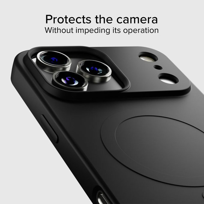 SBS - Housse Instinct Mag compatible avec MagSafe pour iPhone 17 Pro, noir