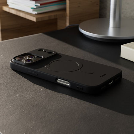 SBS - Housse Instinct Mag compatible avec MagSafe pour iPhone 17 Pro, noir