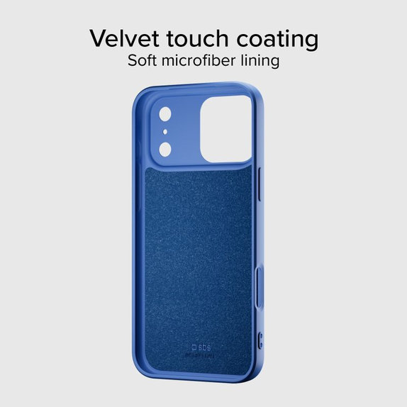 SBS - Housse Instinct Mag compatible avec MagSafe pour iPhone 17 Pro, bleu