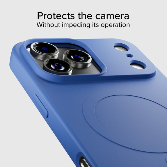 SBS - Housse Instinct Mag compatible avec MagSafe pour iPhone 17 Pro, bleu