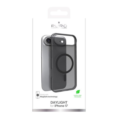 PURO - Housse DAYLIGHT avec MagSafe pour iPhone 17 Air, noir