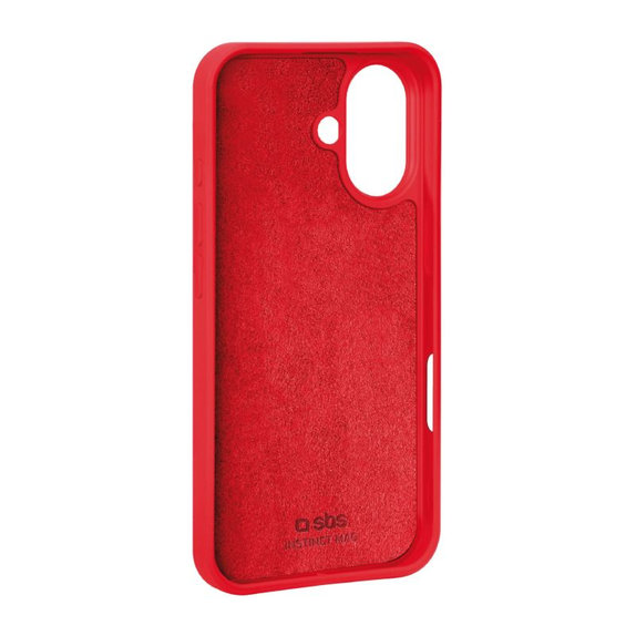 SBS - Housse Instinct Mag compatible avec MagSafe pour iPhone 17, rouge