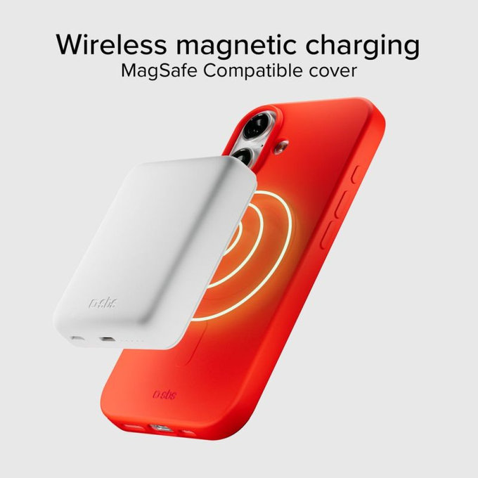 SBS - Housse Instinct Mag compatible avec MagSafe pour iPhone 17, rouge