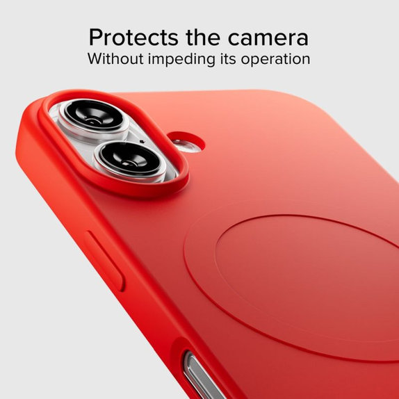 SBS - Housse Instinct Mag compatible avec MagSafe pour iPhone 17, rouge