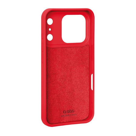 SBS - Housse Instinct Mag compatible avec MagSafe pour iPhone 17 Pro, rouge