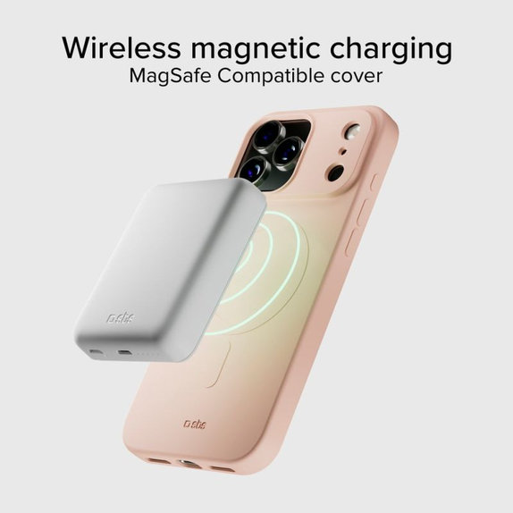 SBS - Housse Instinct Mag compatible avec MagSafe pour iPhone 17 Pro Max, rose