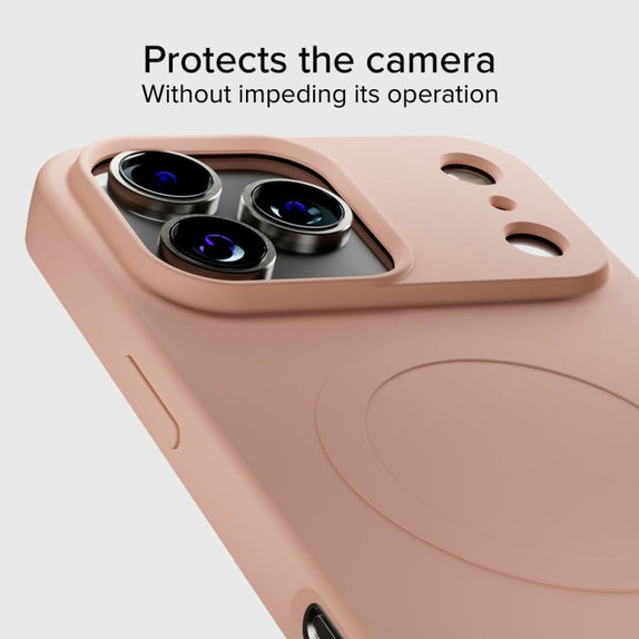 SBS - Housse Instinct Mag compatible avec MagSafe pour iPhone 17 Pro Max, rose