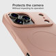 SBS - Housse Instinct Mag compatible avec MagSafe pour iPhone 17 Pro Max, rose