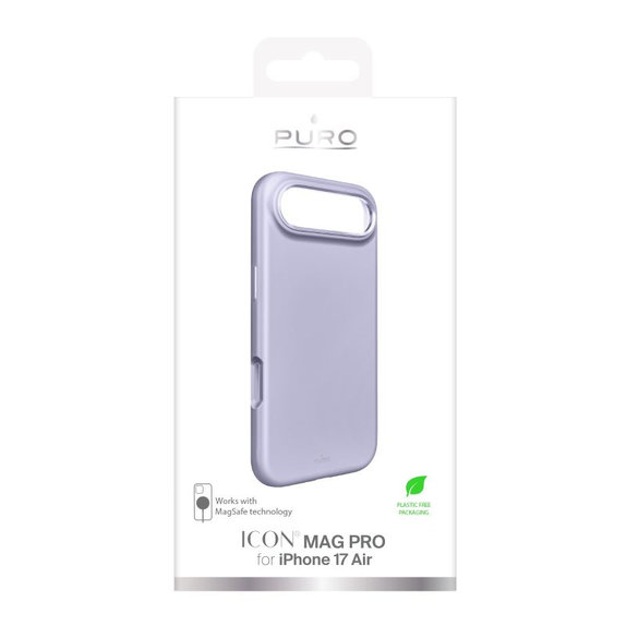 PURO - Housse ICON MAG PRO avec MagSafe pour iPhone 17 Air, rose
