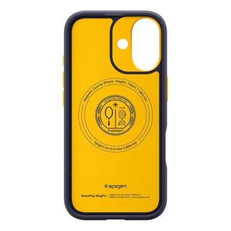 Spigen - Housse Nano Pop avec MagSafe pour iPhone 17, Blueberry Navy