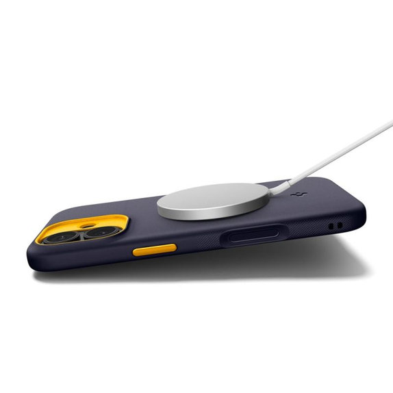 Spigen - Housse Nano Pop avec MagSafe pour iPhone 17, Blueberry Navy