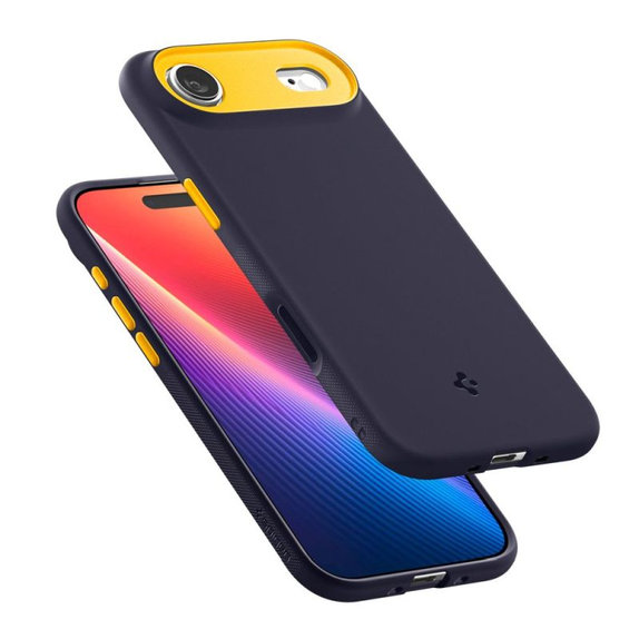 Spigen - Housse Nano Pop avec MagSafe pour iPhone 17 Air, Blueberry Navy