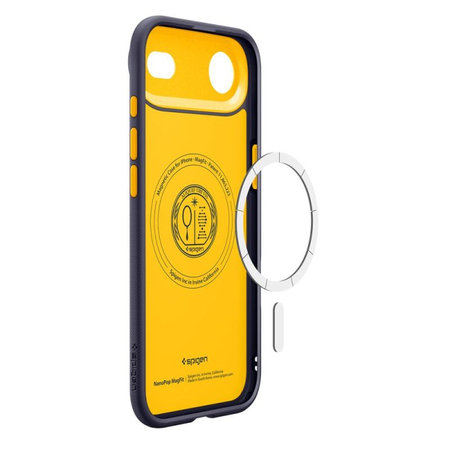 Spigen - Housse Nano Pop avec MagSafe pour iPhone 17 Air, Blueberry Navy