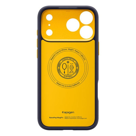 Spigen - Housse Nano Pop avec MagSafe pour iPhone 17 Pro, Blueberry Navy