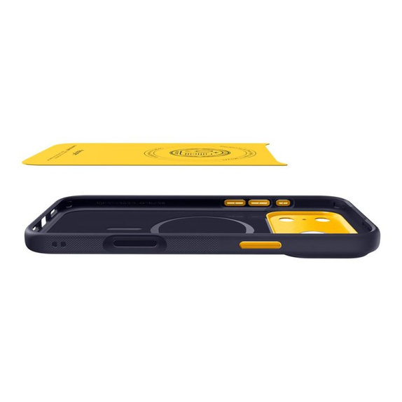 Spigen - Housse Nano Pop avec MagSafe pour iPhone 17 Pro, Blueberry Navy