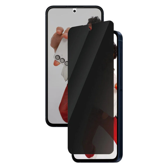 Verre trempé UWF Privacy pour Samsung Galaxy A56 5G, Noir, SAFE by PanzerGlass