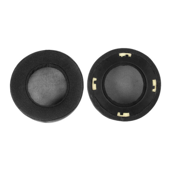 Coussinets de rechange pour AKG K701, K702, Q701, Q702, K601, K612, K712, Mousse + Velours, Noires, 1 Paire