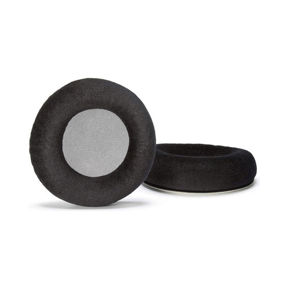 Coussinets de rechange pour AKG K701, K702, Q701, Q702, K601, K612, K712, Mousse + Velours, Noires, 1 Paire