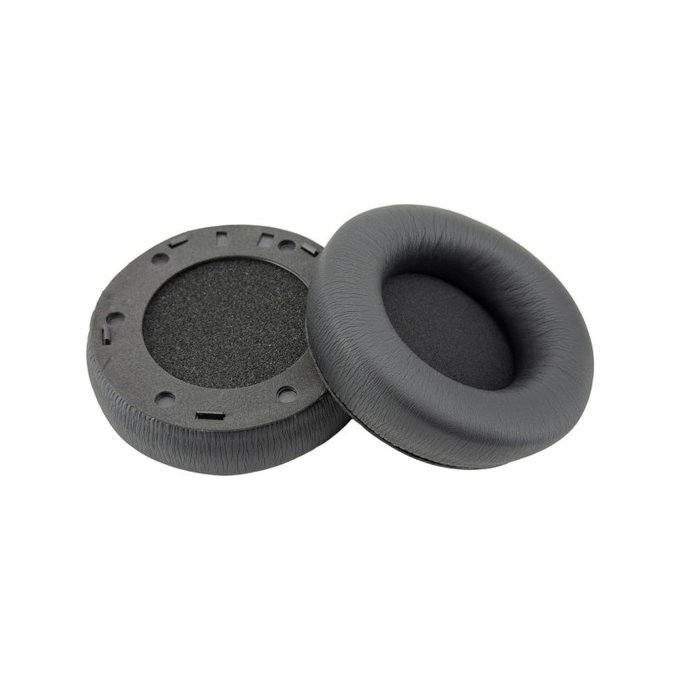 Coussinets de rechange pour AKG Y600NC, Mousse à mémoire + cuir PU, Noires, 1 Paire