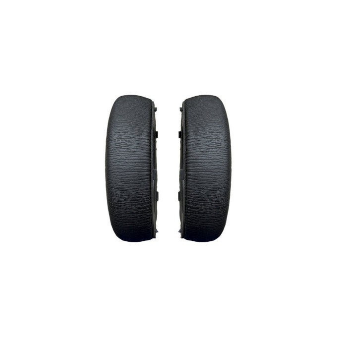 Coussinets de rechange pour AKG Y600NC, Mousse à mémoire + cuir PU, Noires, 1 Paire