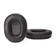 Coussinets de rechange pour Audio-Technica ATH-MSR7, ATH-M50x, Mousse à mémoire + Cuir, Noires, 1 Paire