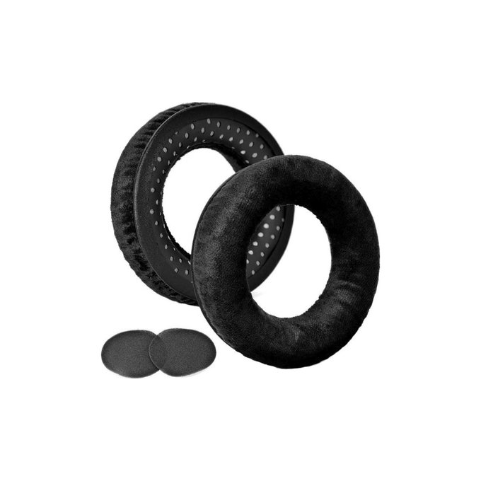 Coussinets de rechange pour Beyerdynamic DT440, DT660, DT990 Pro, en Textil, Noires, 1 Paire