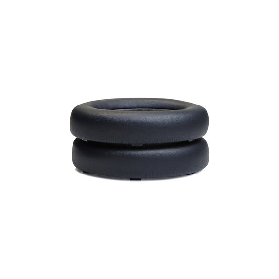 Coussinets de rechange pour Bose QC Ultra, Mousse à mémoire + cuir PU, Noires, 1 Paire