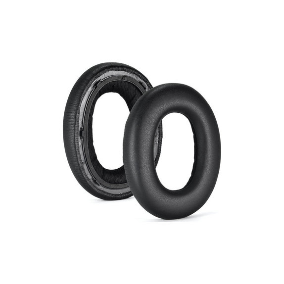 Coussinets de rechange pour Bowers & Wilkins PX7, Mousse à mémoire + cuir PU, Noires, 1 Paire