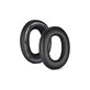 Coussinets de rechange pour Bowers & Wilkins PX7, Mousse à mémoire + cuir PU, Noires, 1 Paire