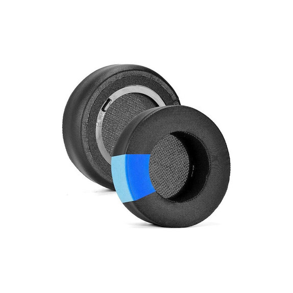 Coussinets de rechange pour Corsair Virtuoso RGB, Mousse à mémoire + en Textil, Noires, Gel Rafraîchissant, 1 Paire