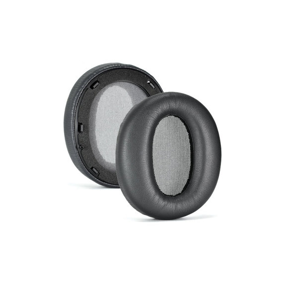 Coussinets de rechange pour Edifier W820NB, Mousse à mémoire + cuir PU, Noires, 1 Paire