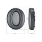 Coussinets de rechange pour Edifier W820NB, Mousse à mémoire + cuir PU, Noires, 1 Paire