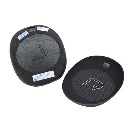 Coussinets de rechange pour Edifier W860NB Pro, WH950NB, Mousse à mémoire + Cuir, Noires, 1 Paire