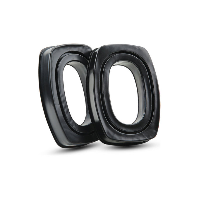 Coussinets de rechange pour Howard Leight Impact, Mousse à mémoire + Cuir, Noires, Gel Rafraîchissant, 1 Paire