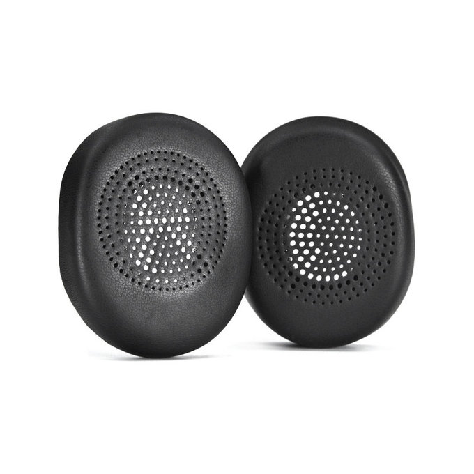 Coussinets de rechange pour Jabra Evolve2 30, Mousse à mémoire + cuir PU, Noires, 1 Paire