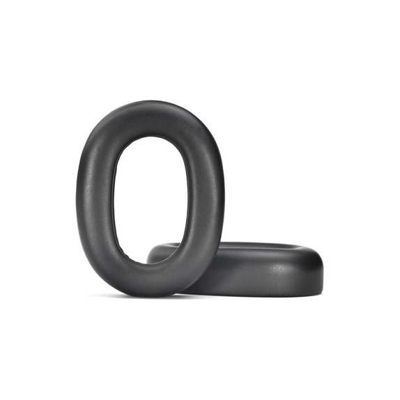 Coussinets de rechange pour Jabra Evolve2 85 UC/MS, Mousse à mémoire + Cuir, Noires, 1 Paire
