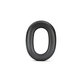 Coussinets de rechange pour Jabra Evolve2 85 UC/MS, Mousse à mémoire + Cuir, Noires, 1 Paire