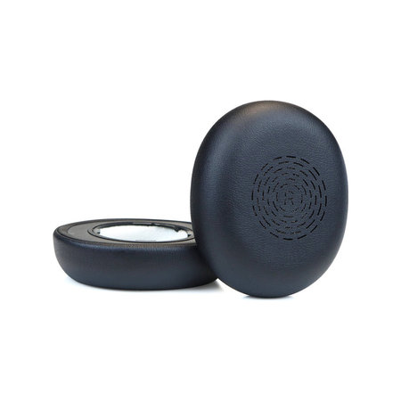 Coussinets de rechange pour Jabra Evolve2 65 UC/MS (Flex), Mousse à mémoire + cuir PU, Noires, 1 Paire