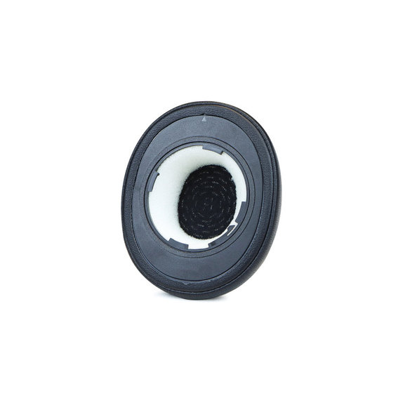 Coussinets de rechange pour Jabra Evolve2 65 UC/MS (Flex), Mousse à mémoire + cuir PU, Noires, 1 Paire